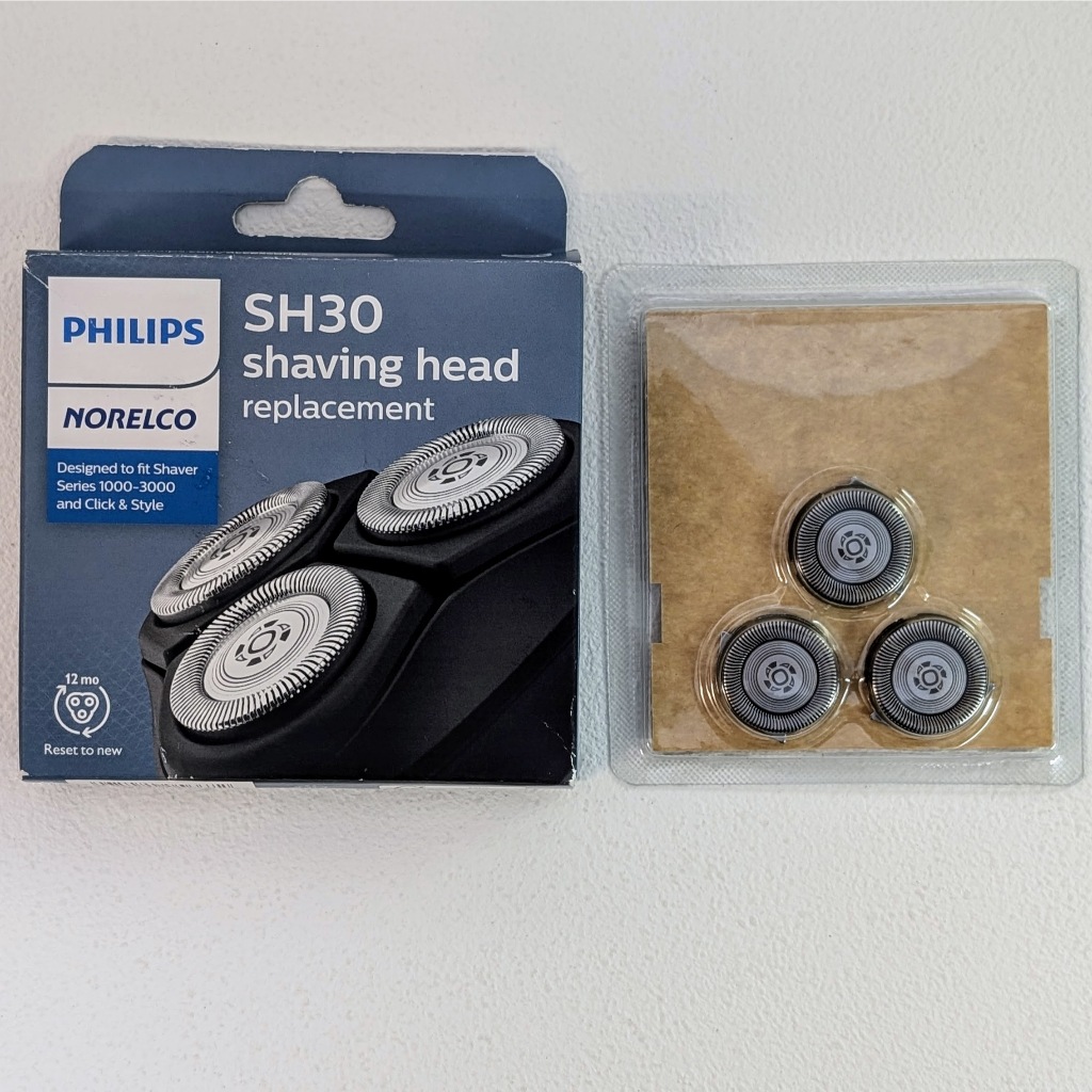 Philips Norelco SH30 替換刀頭 適 Series 3000 2000 1000 Click & St | 蝦皮購物
