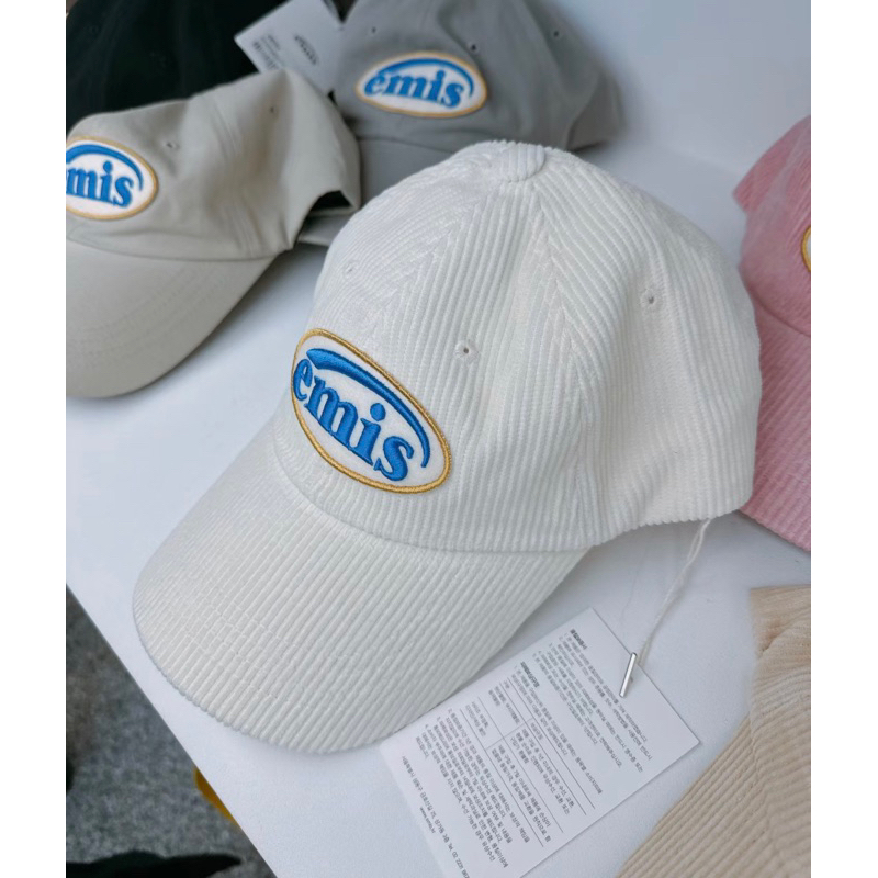 📌 現貨+預購Jhih's韓國代購EMIS 經典Logo 拼接撞色牛仔顏料色