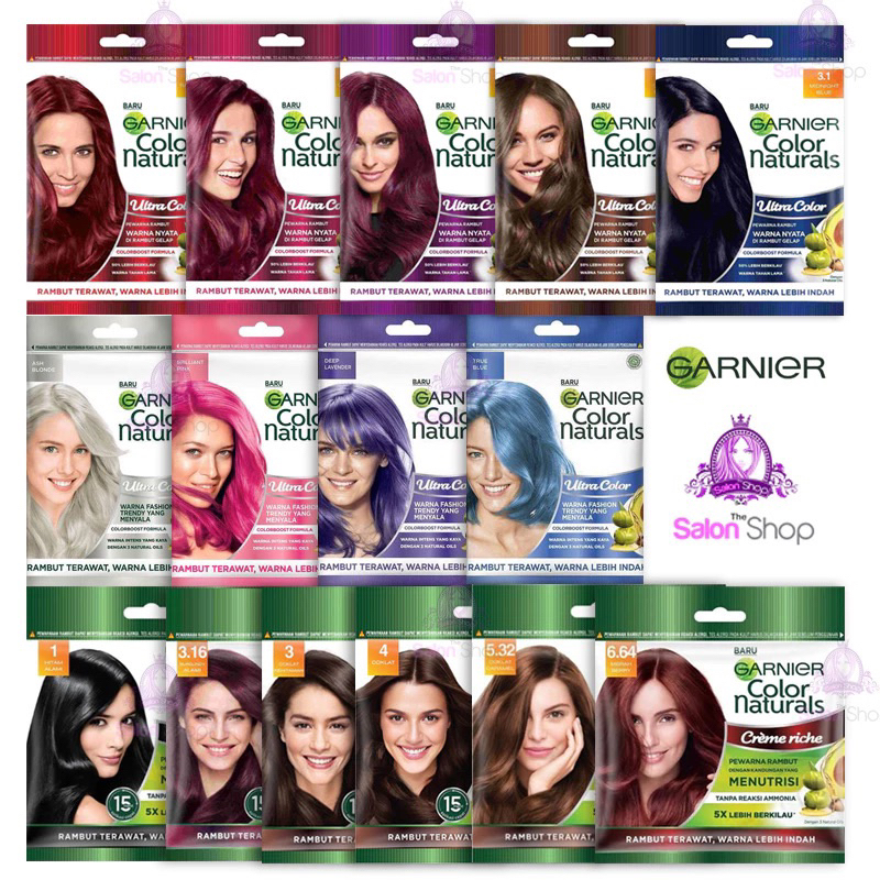 Garnier Color Natural Sachet | Garnier Hair | 蝦皮購物