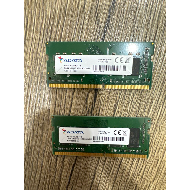 Barrette RAM ADATA 4GB DDR4 2400MHz SO-DIMM Pour PC Portable - Occasion Testée Et Garantie