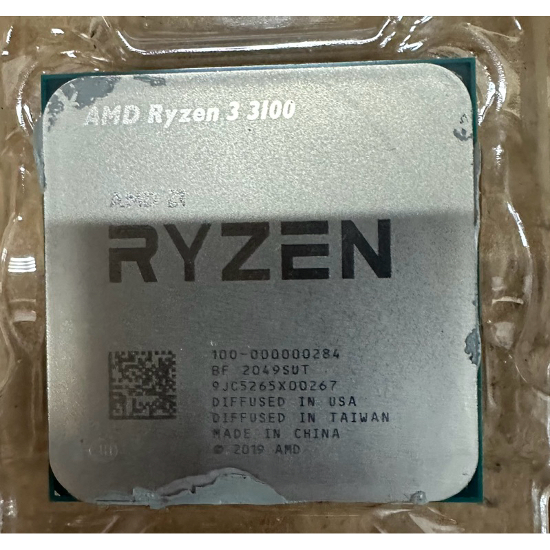 中古 二手 主機板 CPU AMD R3 3100 功能正常 可以開機 含原廠風扇 | 蝦皮購物