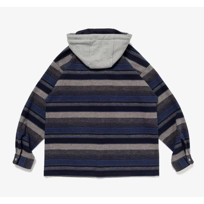 24AW DESCENDANT SPICOLI HOODED LS SHIRT DCDT 連帽襯衫外套| 蝦皮購物