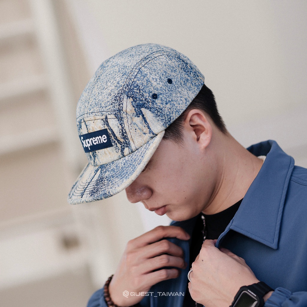 QUEST】現貨SUPREME 24FW Denim Camp Cap 丹寧露營帽2色| 蝦皮購物