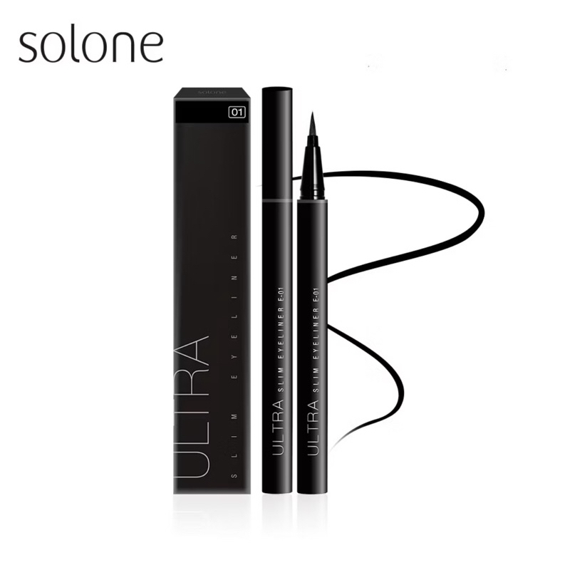 【Solone】持久流暢眼線液筆-迷霧黑 / 深液棕 | 蝦皮購物