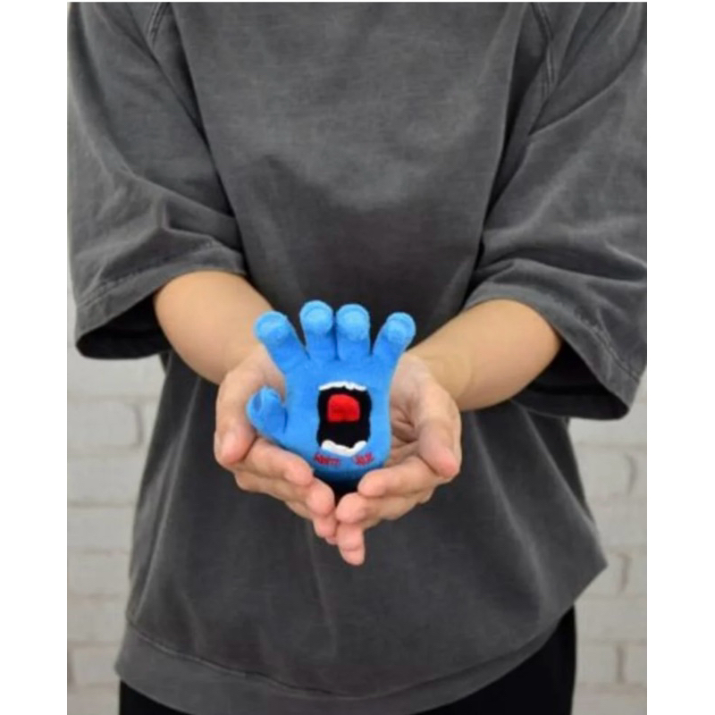 全新現貨 SANTA CRUZ X NICI 尖叫手毛絨鑰匙扣 SCREAMING HAND KEYCHAIN | 蝦皮購物