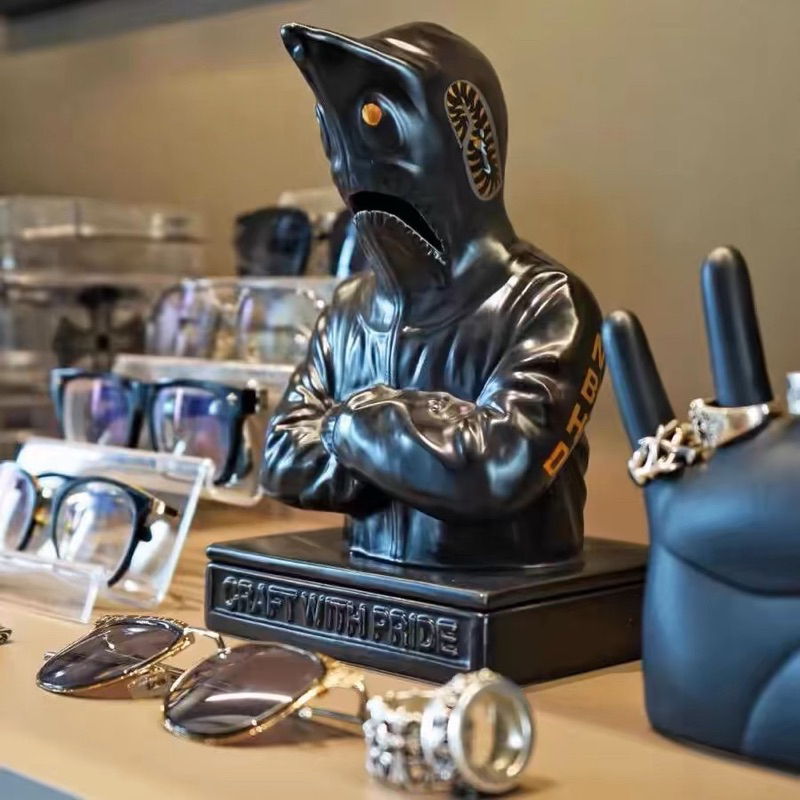 NEIGHBORHOOD BAPE APE INCENSE CHAMBER NBHD聯名*鯊魚線香座 NEIGHBORHOOD BAPE APE INCENSE CHAMBER NBHD聯名*鯊魚線香座