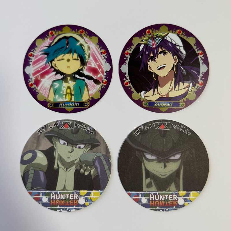 魔奇少年 MAGI 魔笛 獵人 HUNTERxHUNTER 杯墊 阿拉丁 辛巴達 蟻王 梅路艾姆 | 蝦皮購物