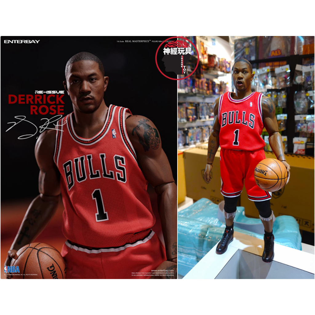神經玩具】現貨ENTERBAY RM-1046 NBA Derrick Rose 羅斯公牛限量復刻