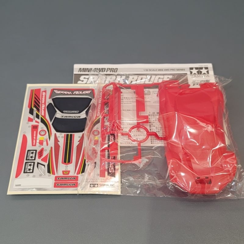 TAMIYA 田宮 18642 SPARK ROUGE 車殼拆賣（附貼紙、說明書） | 蝦皮購物