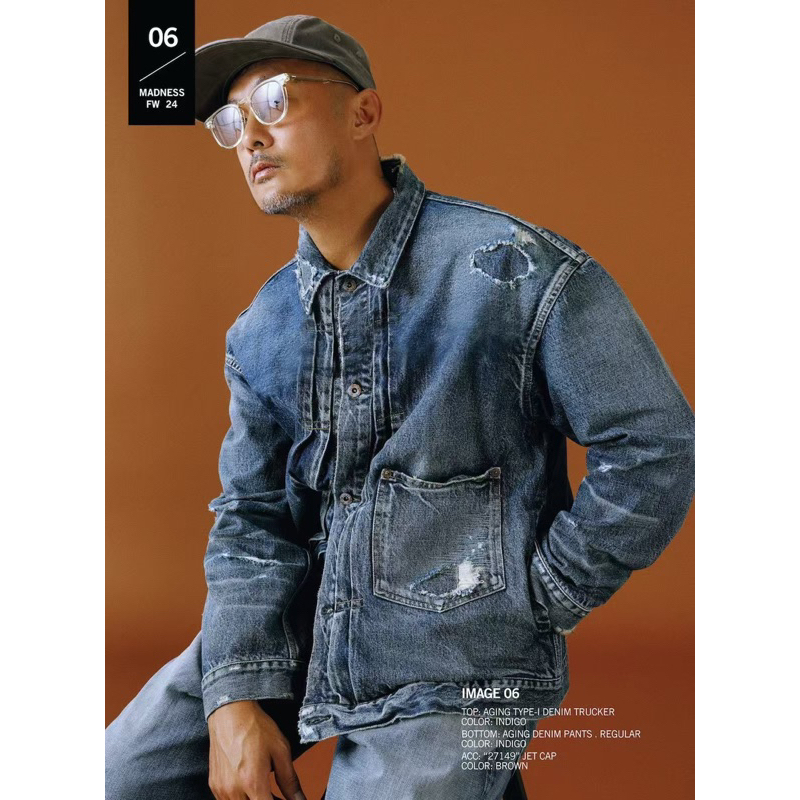 預購24AW MADNESS AGING TYPE-1 DENIM TRUCKER 日本製破壞牛衣| 蝦皮購物