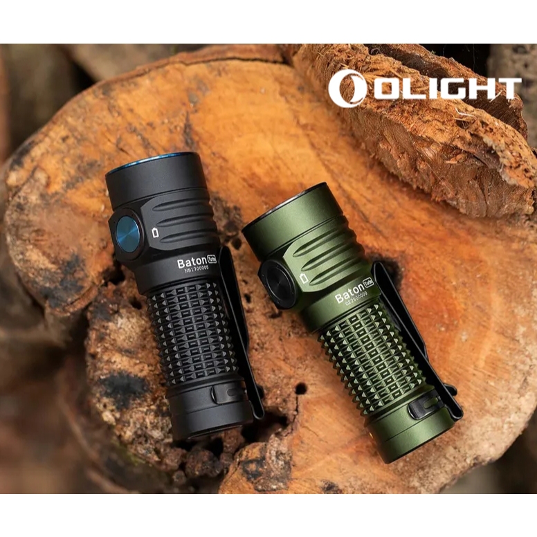 Lampe Torche Olight Baton Turbo 1000 Lumens - 510 M Portée - Compacte EDC - IPX8