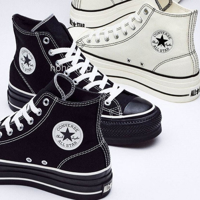 CONVERSE ALL STAR R LIFTED OVERTAPE ST HI Black Chuck Taylor