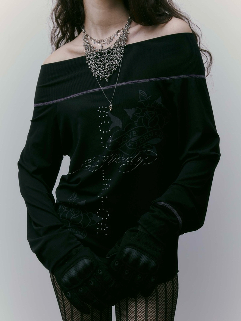 𝐏𝐀𝐍𝐃𝐀 𝐅𝐎𝐑𝐄𝐒𝐓 韓國代購Sculptor X Ed Hardy Raglan Off