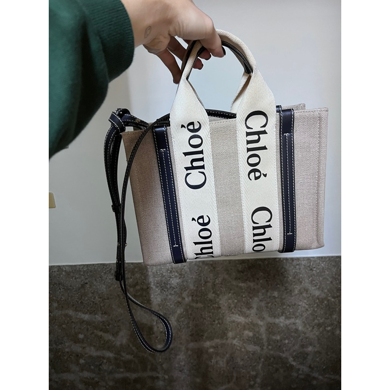 已售出）二手 Chloe 托特包 側斜背 小號 可小議 | 蝦皮購物