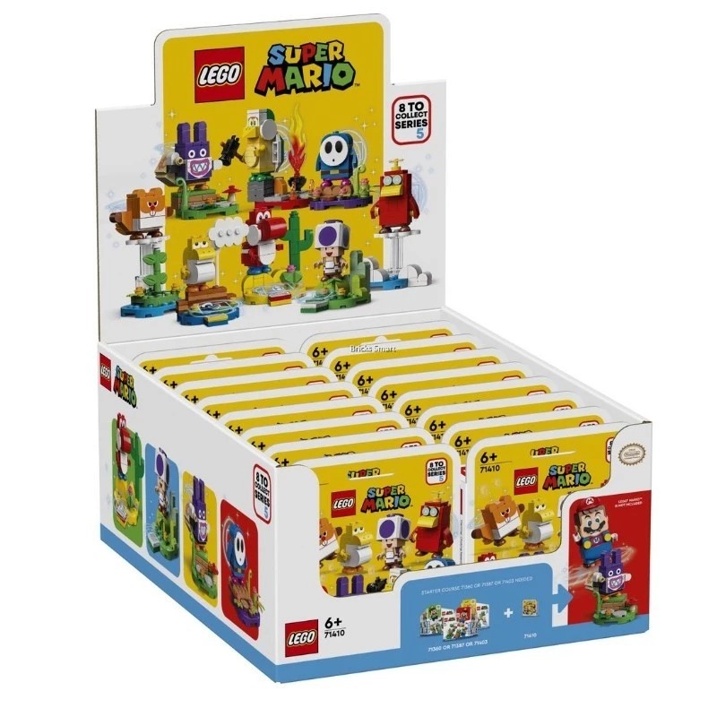 LEGO 樂高 71410 第5 代 瑪莉歐角色人偶包 一箱16隻 全新未拆 | 蝦皮購物