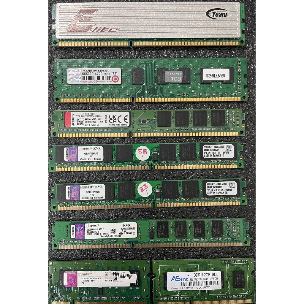 ASINT 2G DDR3 1600 (筆電) SSZ302G08-GGNHC 1238 CH 記憶體 1.5V | 蝦皮購物