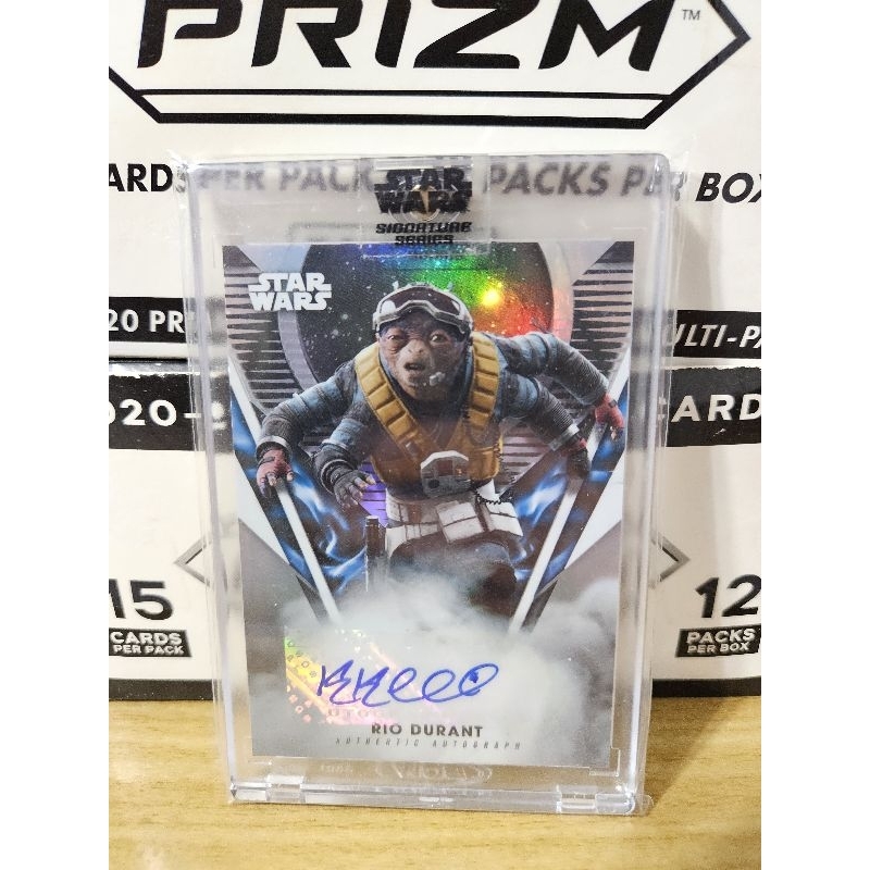 Topps Star Wars 簽名 Auto 原封殼 星際大戰 | 蝦皮購物