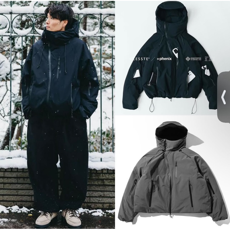 高島涼斜拉鏈CLESSTE +PHENIX® BY GORE-TEX LABS PUFFER JACKET