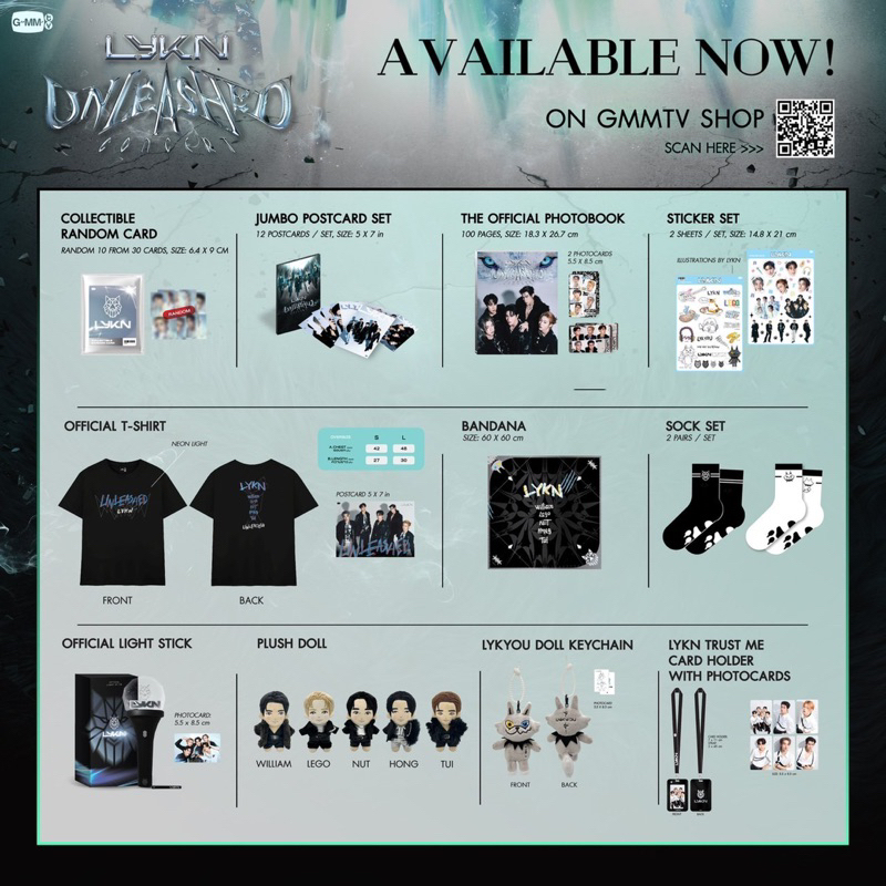 大人気新作 新品🔥泰星LYKN CONCERT官方周邊商品｜GMMTV代購✨私 UNLEASHED その他