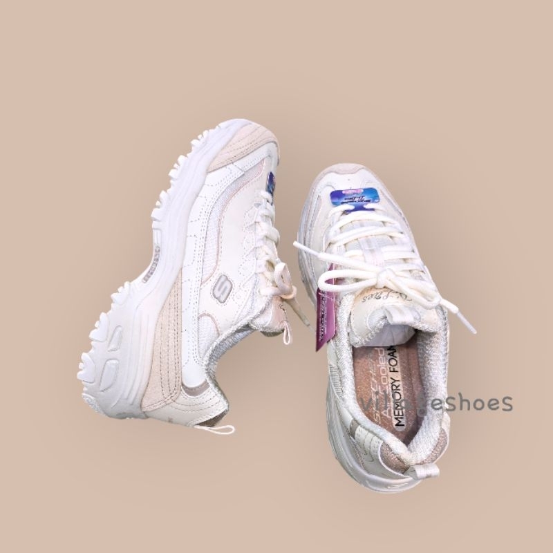 SKECHERS D'LITES 記憶鞋墊 老爹鞋 女 小白鞋 輕 150231/NTTP 運動鞋 | 蝦皮購物