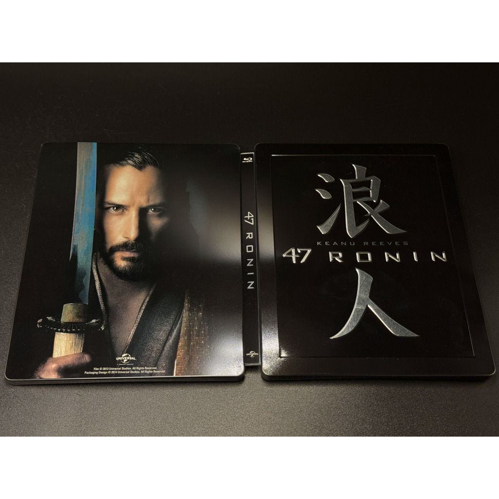 藍光BD 浪人47 Ronin 47 3D+2D雙碟限量凹凸鐵盒版 3D有繁中字幕 二手9成新 基努李維 | 蝦皮購物
