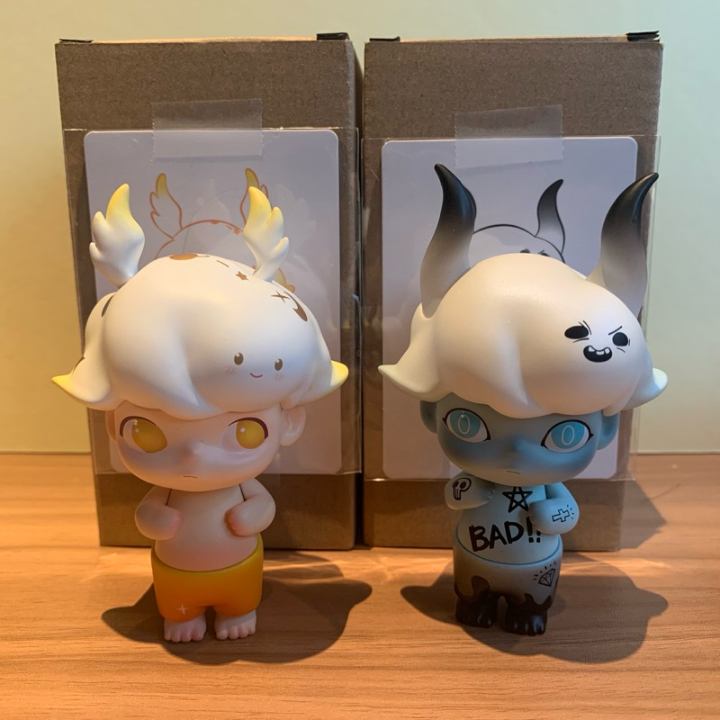 DIMOO WORLD 經典復刻 睡衣兔 天使 惡魔 dimoo公仔 泡泡瑪特 盒玩 | 蝦皮購物