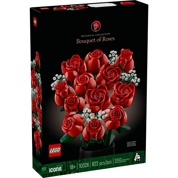 LEGO 樂高 10328 紅玫瑰花束 10374 粉紅玫瑰花束 花瓶 情人節禮物 RDP # 113556 全新品 | 蝦皮購物