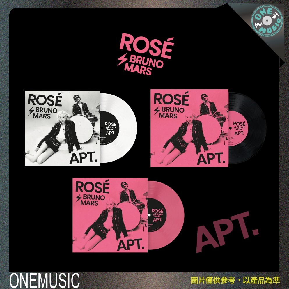 現貨OneMusic♪ Rose & Bruno Mars - APT. [7