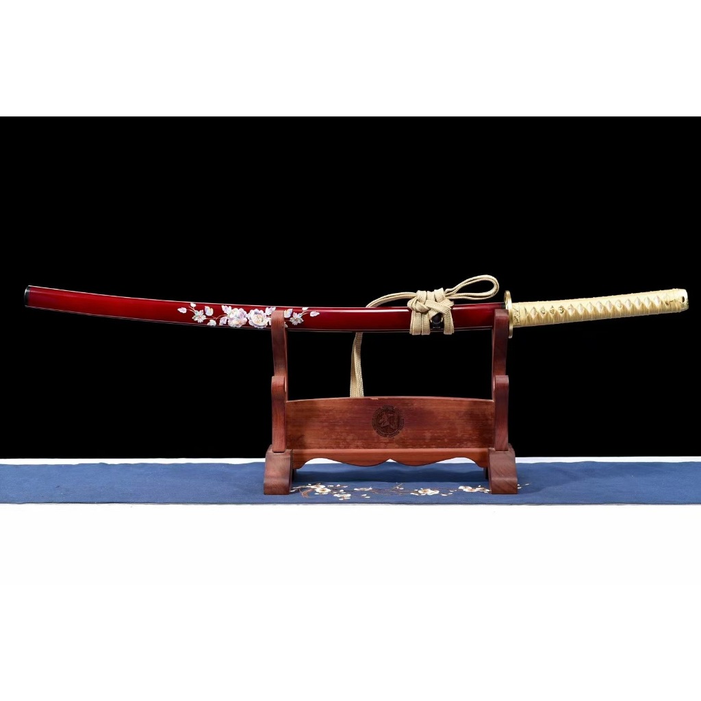 26寸銅装鋒鋼超鏡面武士刀『鏡面紅武士』 古兵器 武具 刀装具 日本刀  居合刀 26寸銅装鋒鋼超鏡面武士刀『鏡面紅武士』 古兵器 武具 刀装具