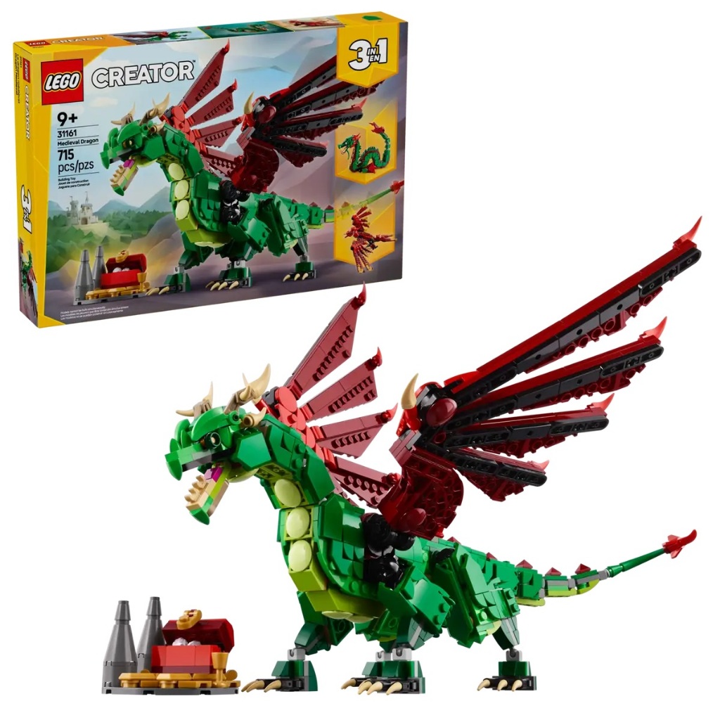 【LEGO LIN🌟臺南1702】樂高 31161 中世紀飛龍 Medieval Dragon 創意 | 蝦皮購物