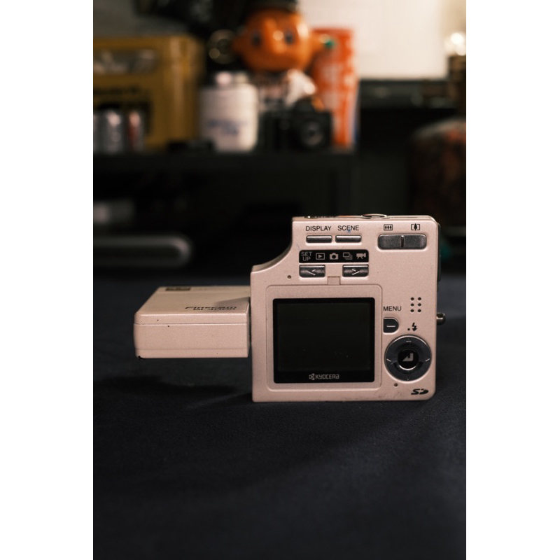 G.S.〕 美品Kyocera Finecam SL400R 粉色｜ 卡片CCD數位相機｜ | 蝦皮購物