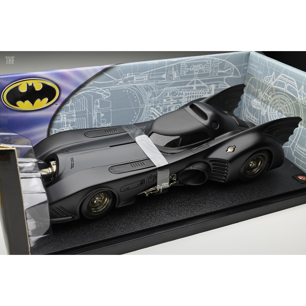 Batman 1989 Batmobile 蝙蝠車 消光黑初版 1/18 Hotwheels | 蝦皮購物