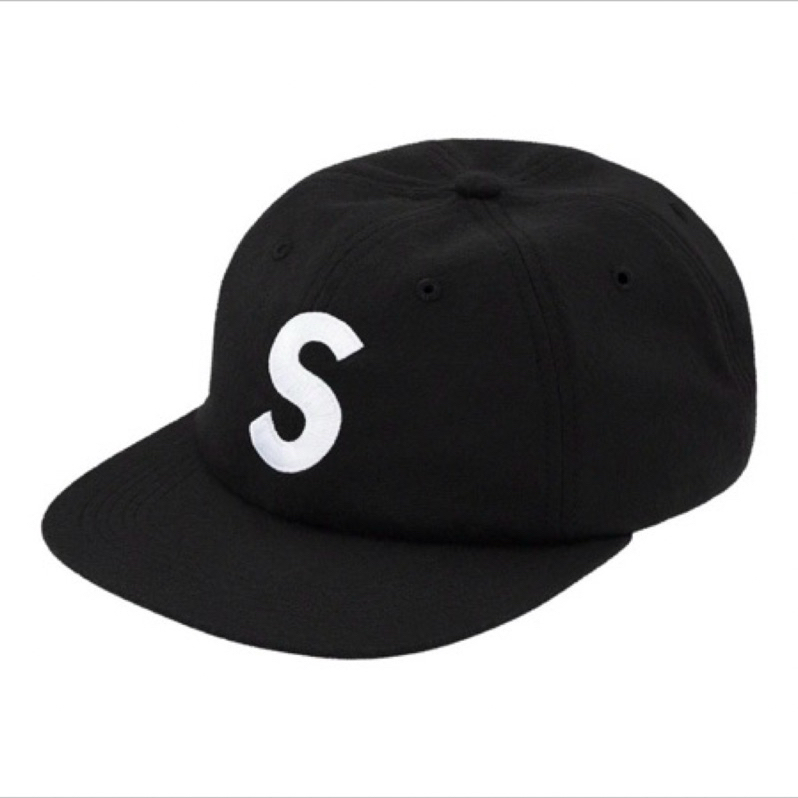 Supreme Wool S Logo Hat (FW15) Black - FW15 - US
