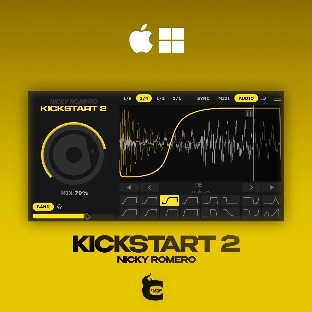 【音訊製作】Nicky Romero Kickstart 2 Sidechain插件 EDM神器 For Win/Mac | 蝦皮購物