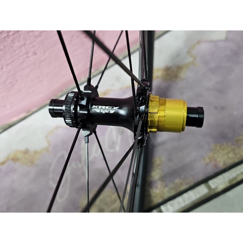 KREX CD2 CARBON DISC 碟煞碳纖維輪組碳纖維幅條36T星型齒爪有