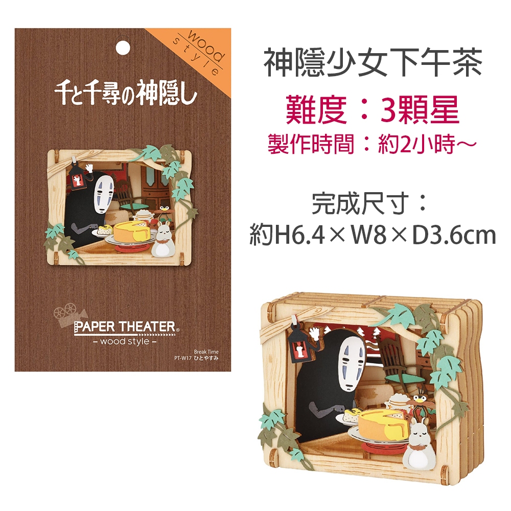 現貨- 日本吉卜力木質紙劇場紙雕paper theater 龍貓魔女宅急便宮崎駿
