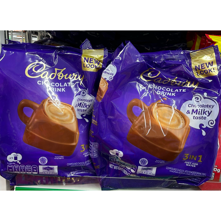 英國 吉百利 Cadbury 香醇即溶巧克力粉 390g 一袋 | 蝦皮購物