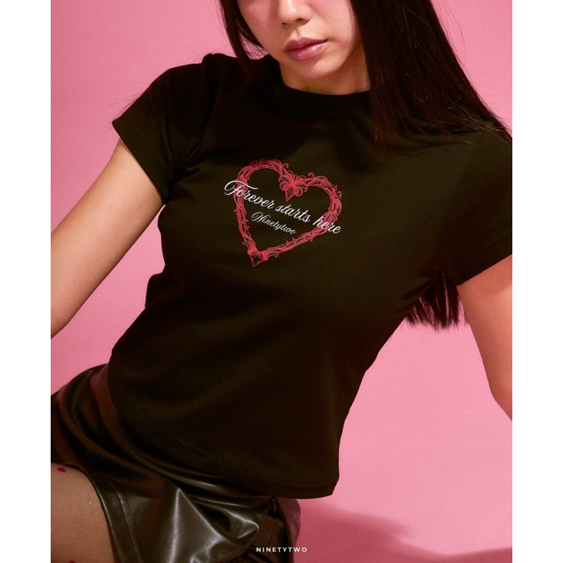 新品🔥🔥Freen個人品牌NINETYTWO 92 情人節限定T-shirt🗝️💝 | 蝦皮購物