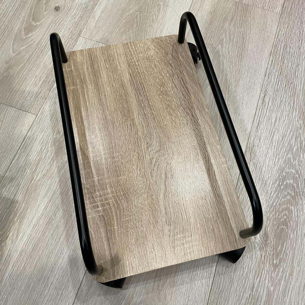 HOMPA 移動式電腦主機架 淺橡木色 E-5701 PMS 二手 近全新 生活用品 | 蝦皮購物