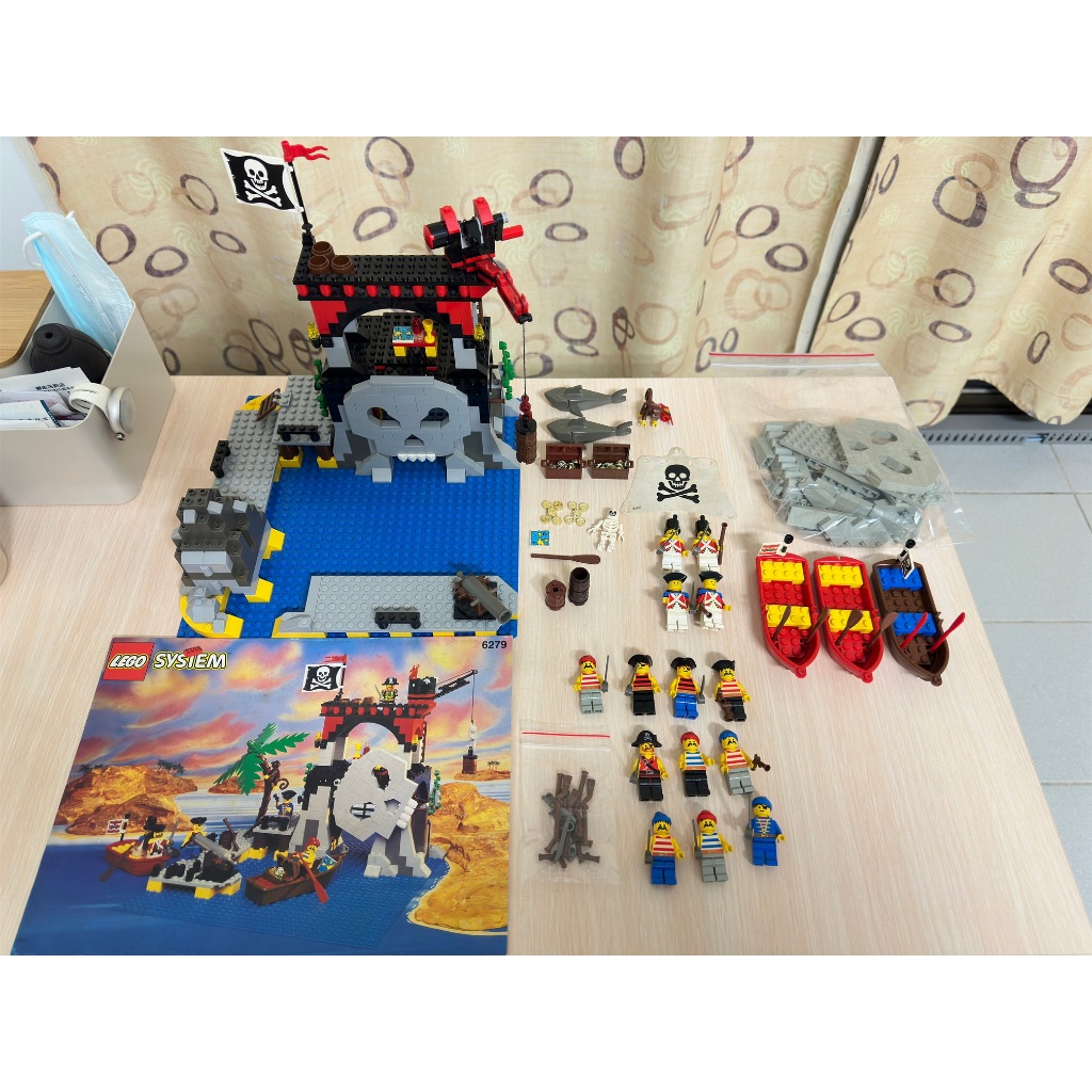 LEGO 樂高 6279 Skull Island 骷髏島 玩具 積木 Pirates 海盜系列 二手 MOC | 蝦皮購物