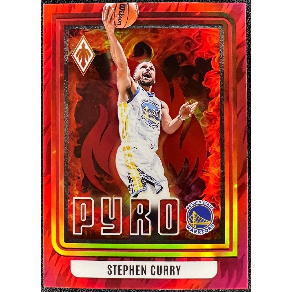 NBA 球員卡 Stephen Curry 2023-24 Phoenix Pyro Red 亮面 限量125 | 蝦皮購物