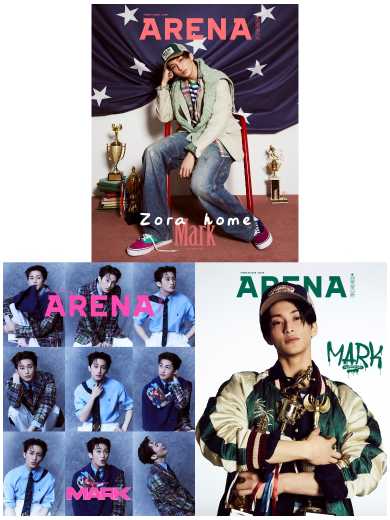 現+預 NCT MARK Arena Homme+ 2025 3月號 李浚赫 秋泳愚 GOT7 MARK 榮宰 | 蝦皮購物