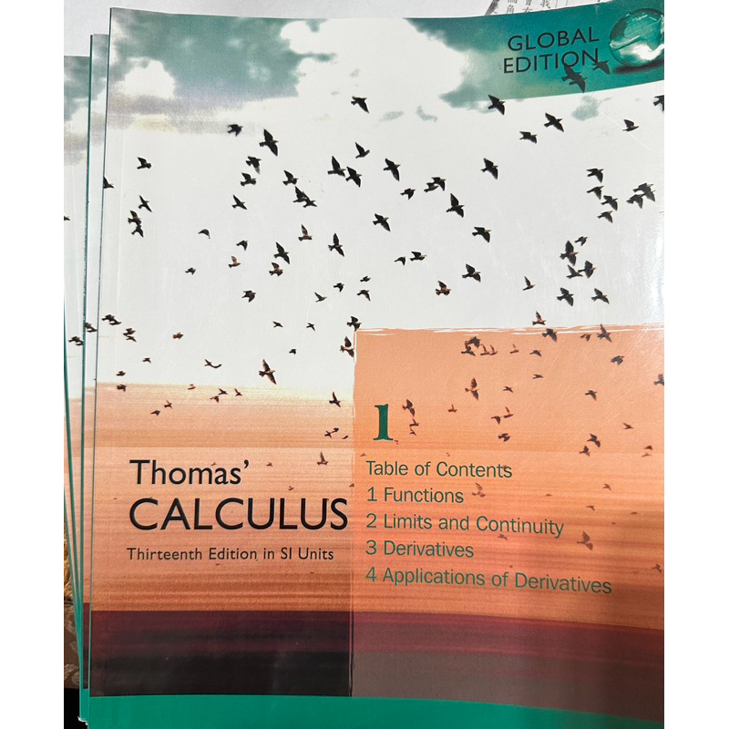 Thomas Calculus Thirteenth Edition in SI Units | 蝦皮購物
