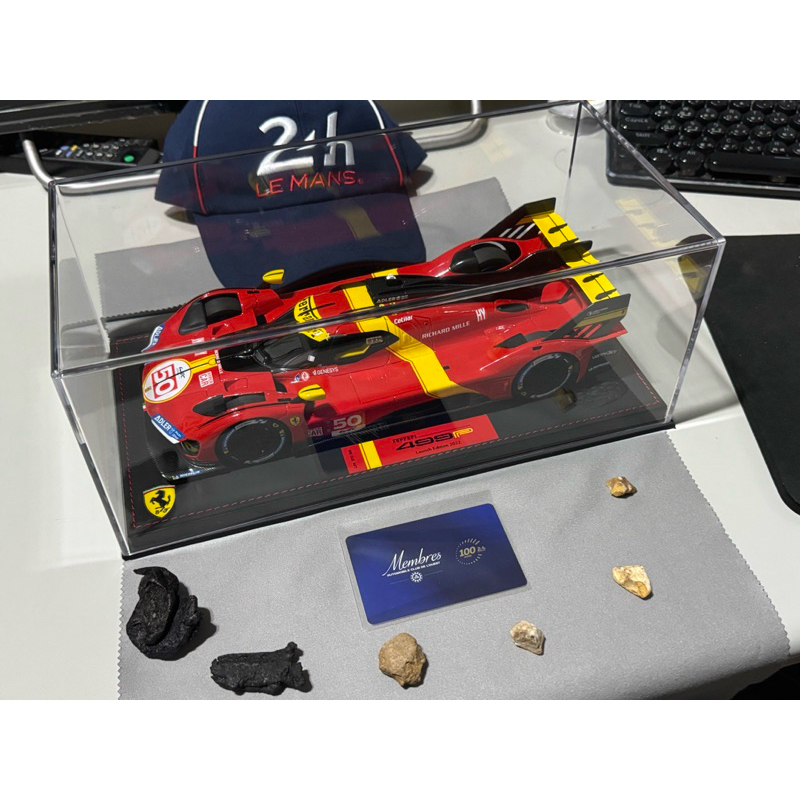 Ferrari 499P Hypercar N*51 2023 1:18 with Showcase - Le Mans Winner - - Triple C