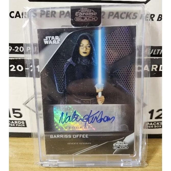 Topps Star Wars 簽名 Auto 原封殼 星際大戰 透明卡 | 蝦皮購物