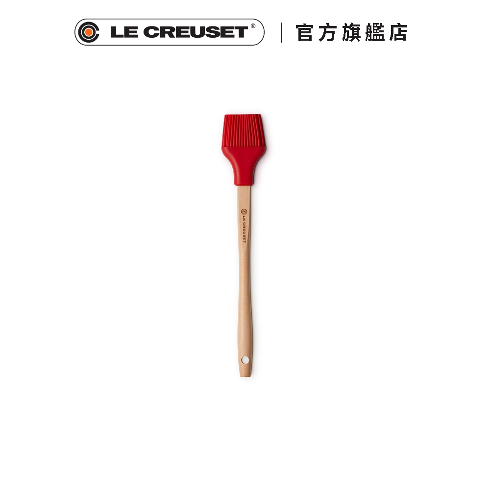 【滿額贈】LE CREUSET 耐熱矽膠B油刷 (櫻桃紅) | 蝦皮購物