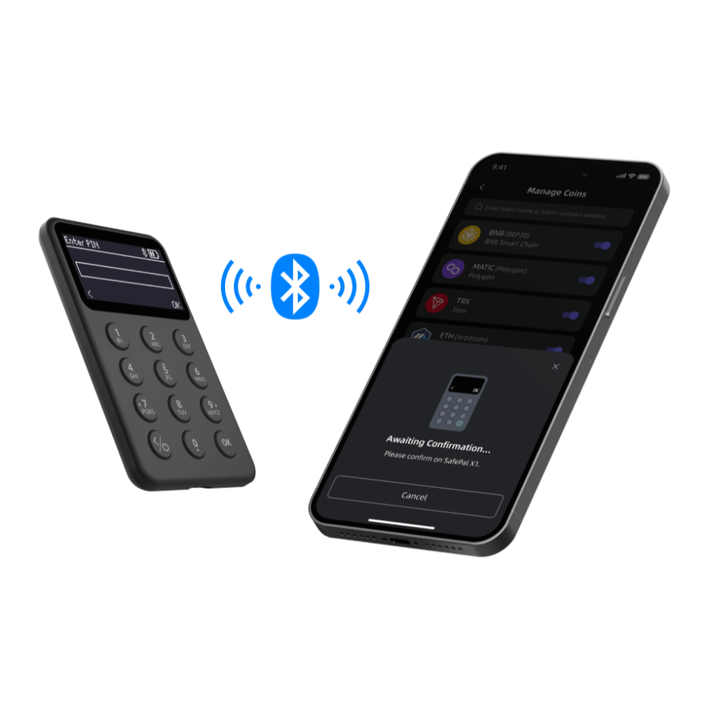 現貨SafePal X1 硬體錢包冷錢包加密貨幣比特幣相容於iOS、Android、Windows及MacOS | 蝦皮購物