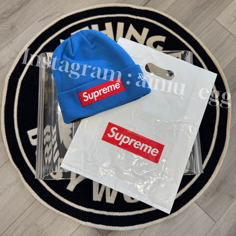 Supreme New Era Box Logo Beanie (FW22) 針織帽| 蝦皮購物