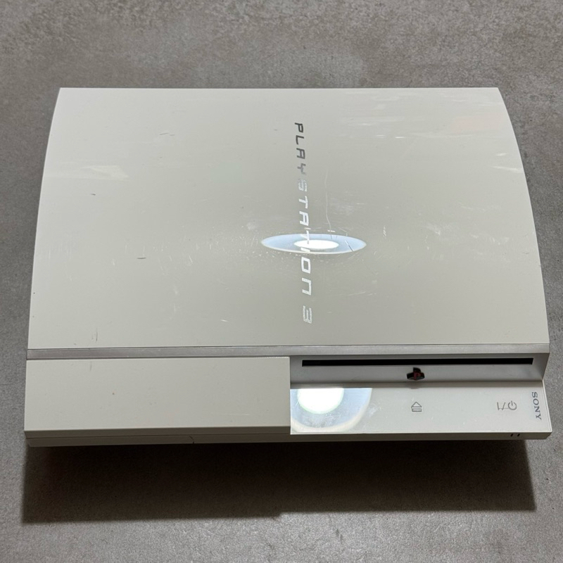 SONY PS3 初代 厚機 80G CECHL07 Sony PlayStation ps3 主機 雙搖桿 白色 無盒 SONY PS3 初代 厚機 80G CECHL07 Sony PlayStation ps3 主機 雙搖桿 白色 無盒