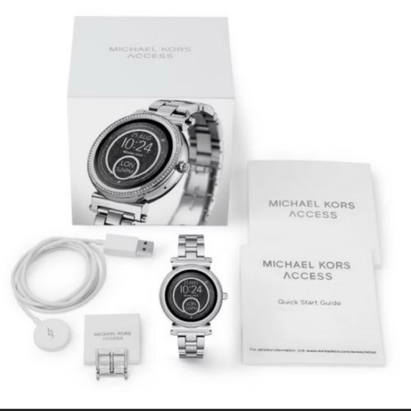 《二手》Michael Kors T5020 銀色 觸控螢幕智能手錶 | 蝦皮購物